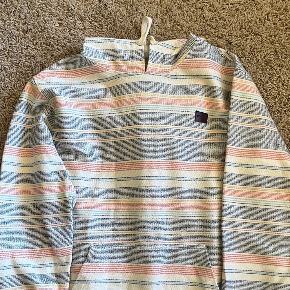 O'Neill Men's hoodie - Blue, Red & Cream